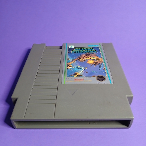 Vintage 1985 NES Snk Alpa Mission Game Cartridge - Picture 4 of 6